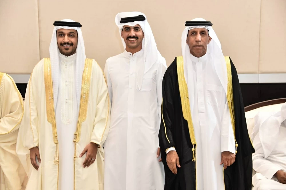 ناصر حمود ناصر يحتفل بزفاف نجله خالد في نادي ضباط قوة الدفاع