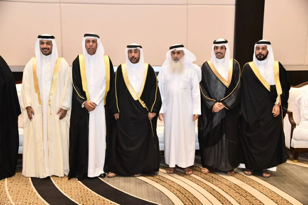 ناصر حمود ناصر يحتفل بزفاف نجله خالد في نادي ضباط قوة الدفاع