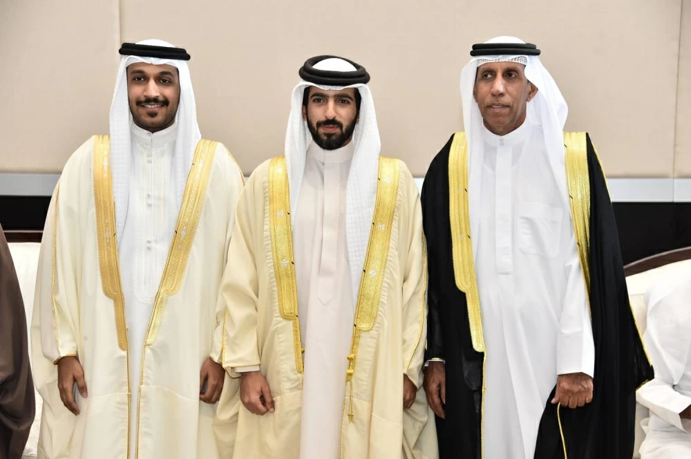 ناصر حمود ناصر يحتفل بزفاف نجله خالد في نادي ضباط قوة الدفاع