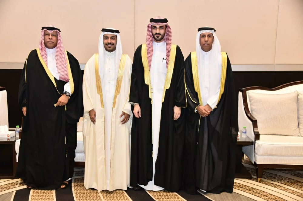 ناصر حمود ناصر يحتفل بزفاف نجله خالد في نادي ضباط قوة الدفاع