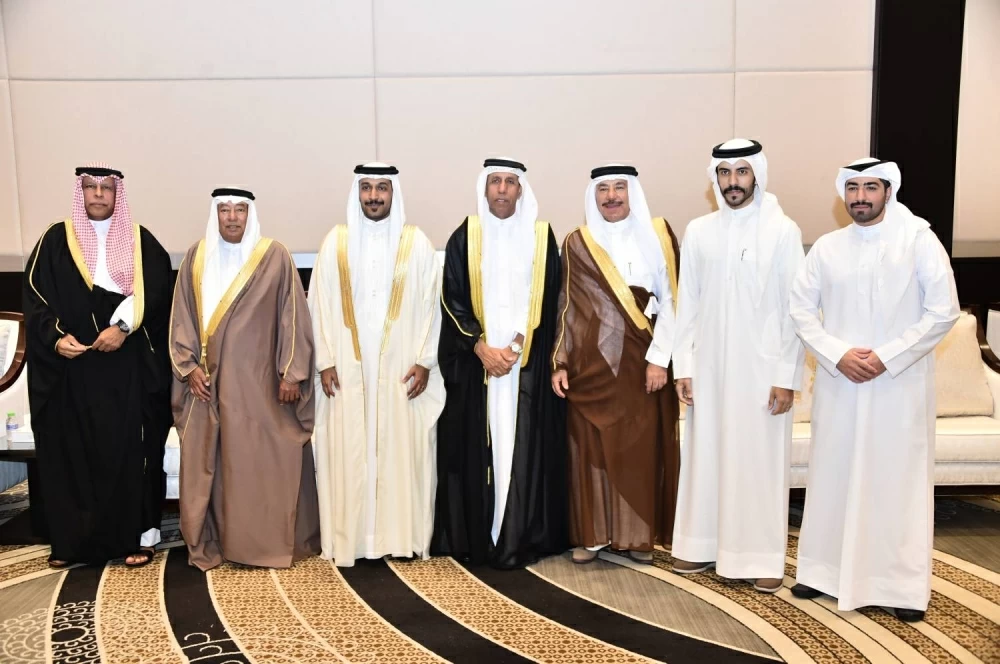 ناصر حمود ناصر يحتفل بزفاف نجله خالد في نادي ضباط قوة الدفاع