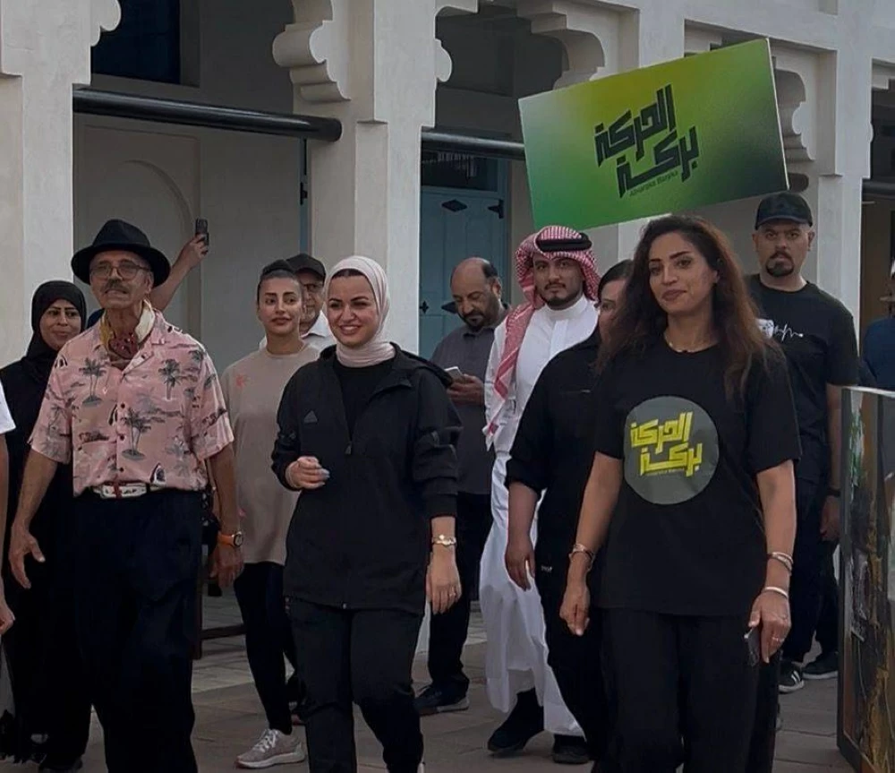 وزيرة شؤون الشباب تشارك في فعالية &ldquo;حركة وإبداع&rdquo; في سوق البراحة