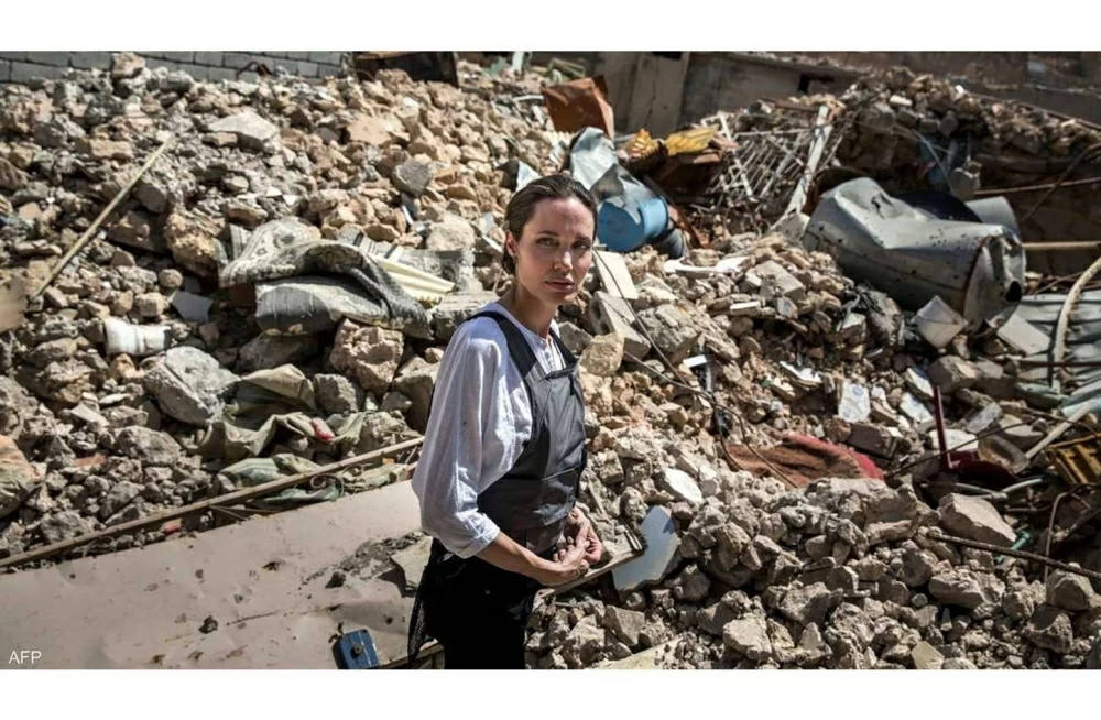 أنجلينا جولي تخطط لإنشاء قرية لرعاية الأيتام في غزة