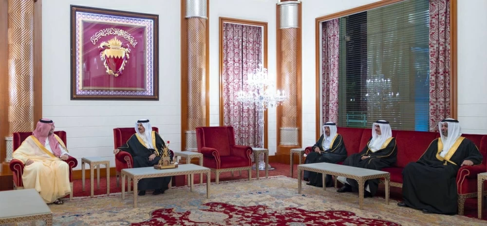 الملك يستقبل الأمير تركي بن محمد بن فهد بن عبد العزيز آل سعود