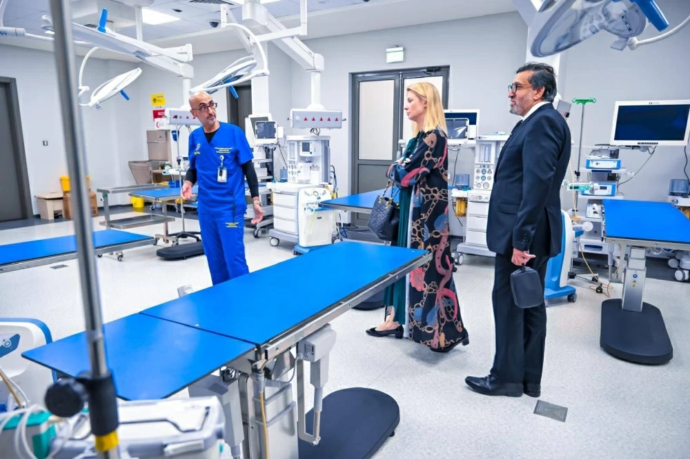 العميد طبيب فهد بن خليفة يستقبل وفداً من مستشفى مارسدن الملكية