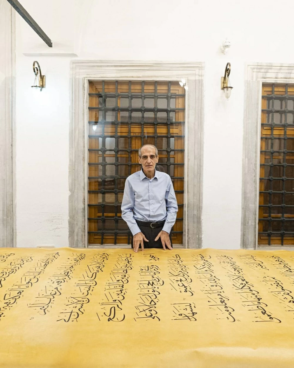 خطاط عراقي ينجز أكبر مصحف في العالم مكتوب يدوياً