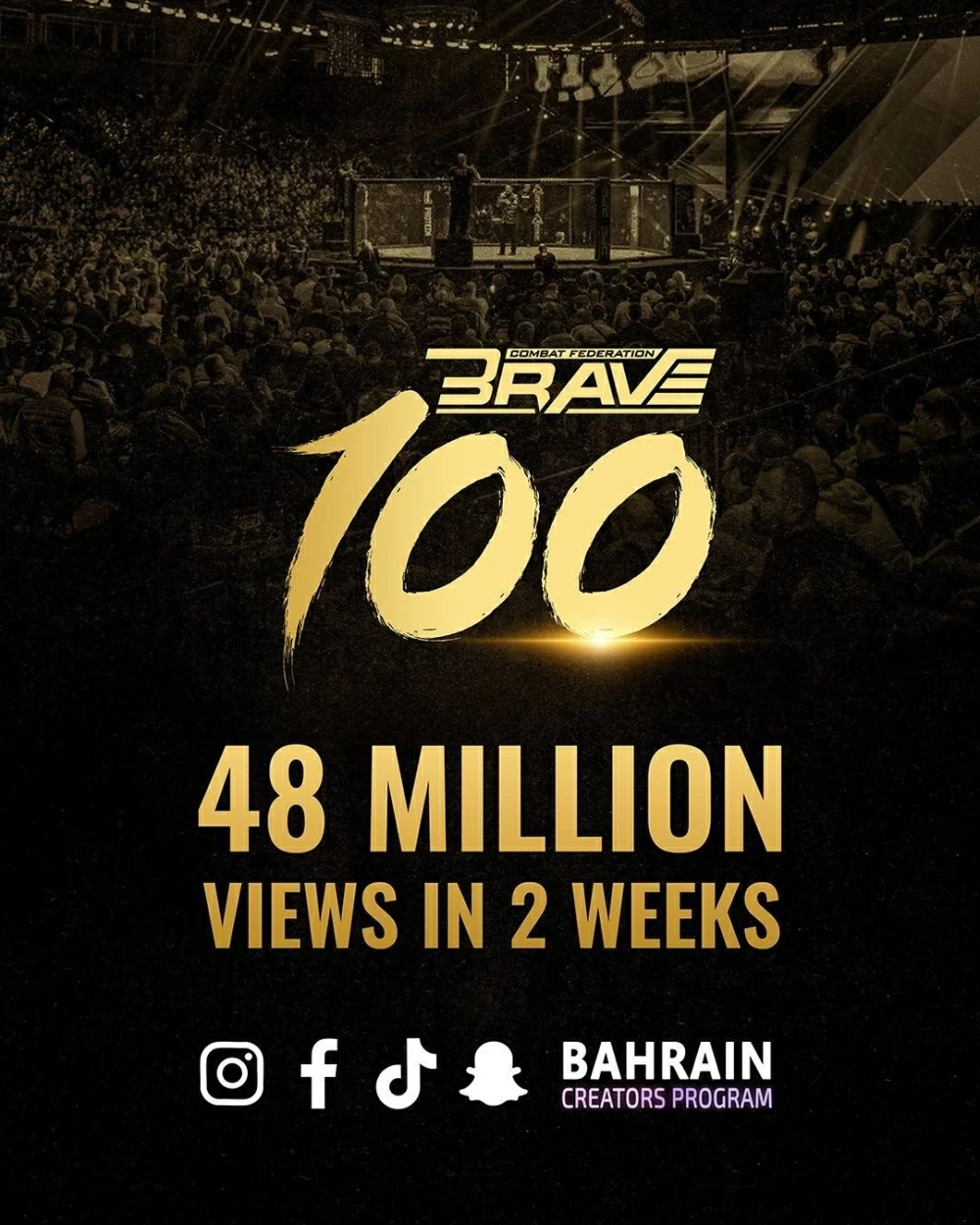محتوى BRAVE 100&nbsp;يتخطى 48 مليون مشاهدة خلال أسبوعين
