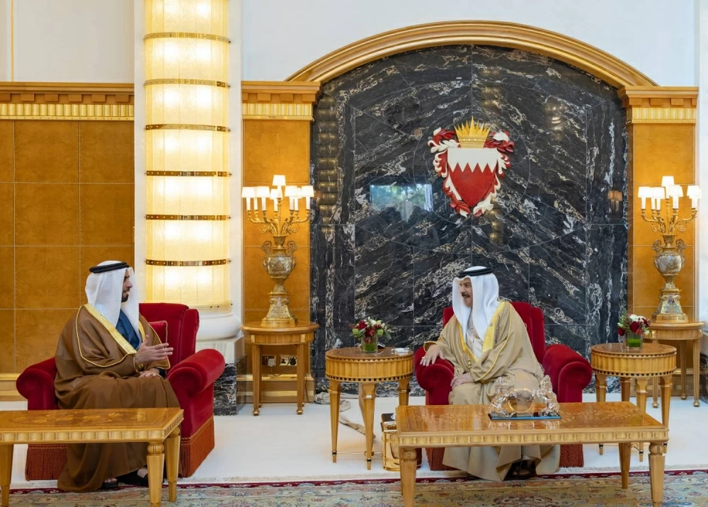 الملك يستقبل نائب رئيس مجلس الوزراء وزير الداخلية الإماراتي