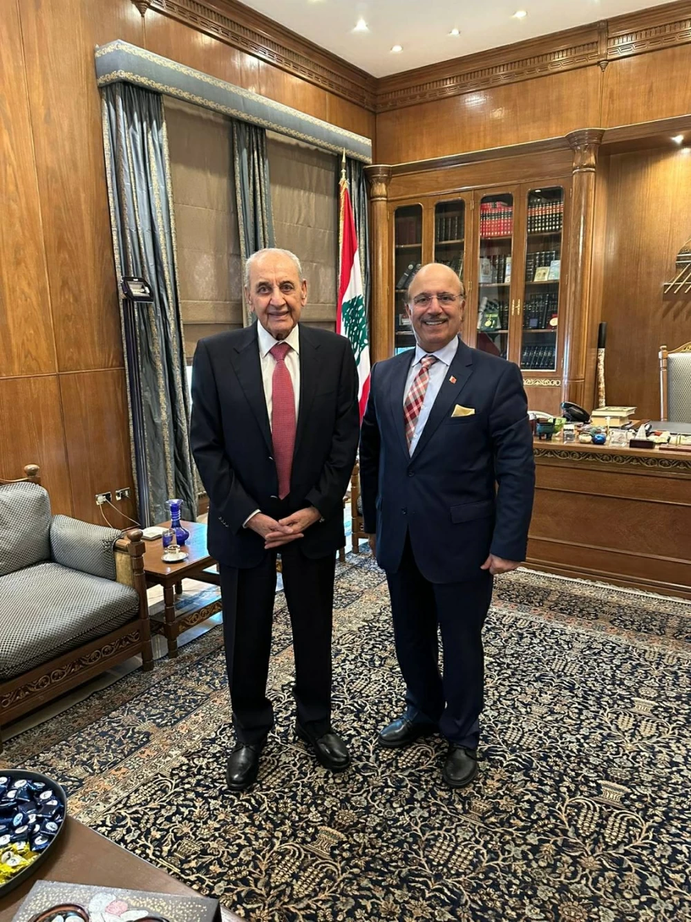 اجتماع بحريني لبناني يبحث تعزيز دور الدبلوماسية البرلمانية العربية دولياً