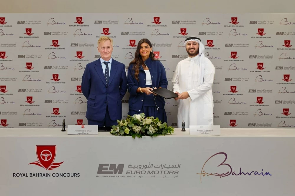 "كونكورس البحرين الملكي" يعلن عن شراكة طويلة الأمد مع السيارات الأوروبية كشريكٍ رسمي للفعالية