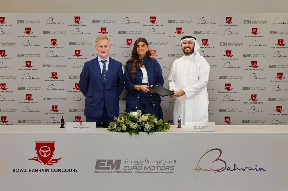 "كونكورس البحرين الملكي" يعلن عن شراكة طويلة مع "السيارات الأوروبية" كشريكٍ رسمي للفعالية