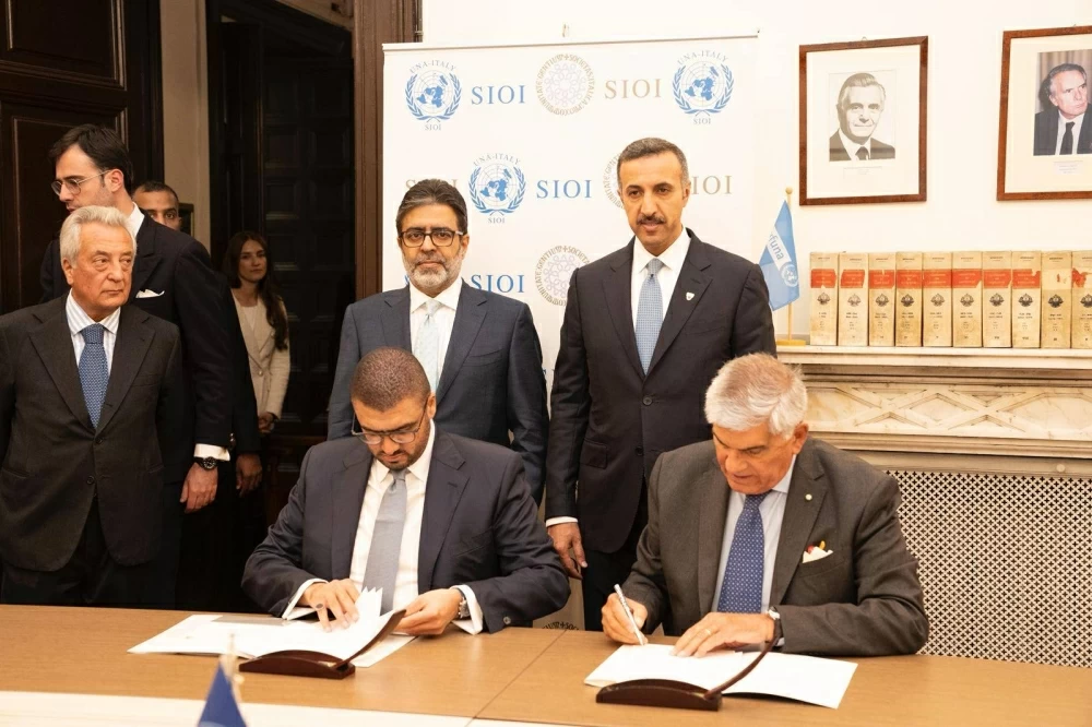 "دراسات" يوقع مذكرة تعاون مع الجمعية الإيطالية للمنظمة الدولية للتعاون في تطوير البحث العلمي