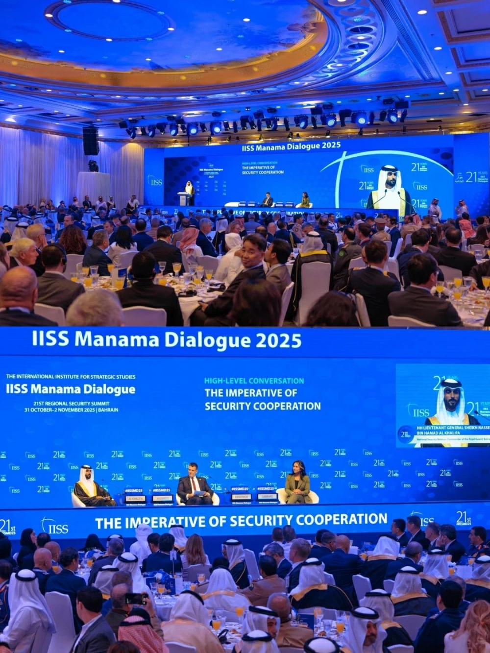 ناصر بن حمد: &ldquo;حوار المنامة&rdquo; حقق مكانة رفيعة كمنصة دولية لقضايا الأمن والسلام