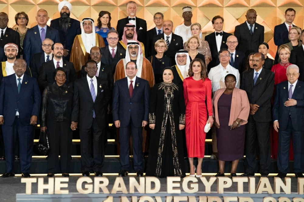 ولي العهد رئيس الوزراء يحضر حفل افتتاح المتحف المصري الكبير في مصر