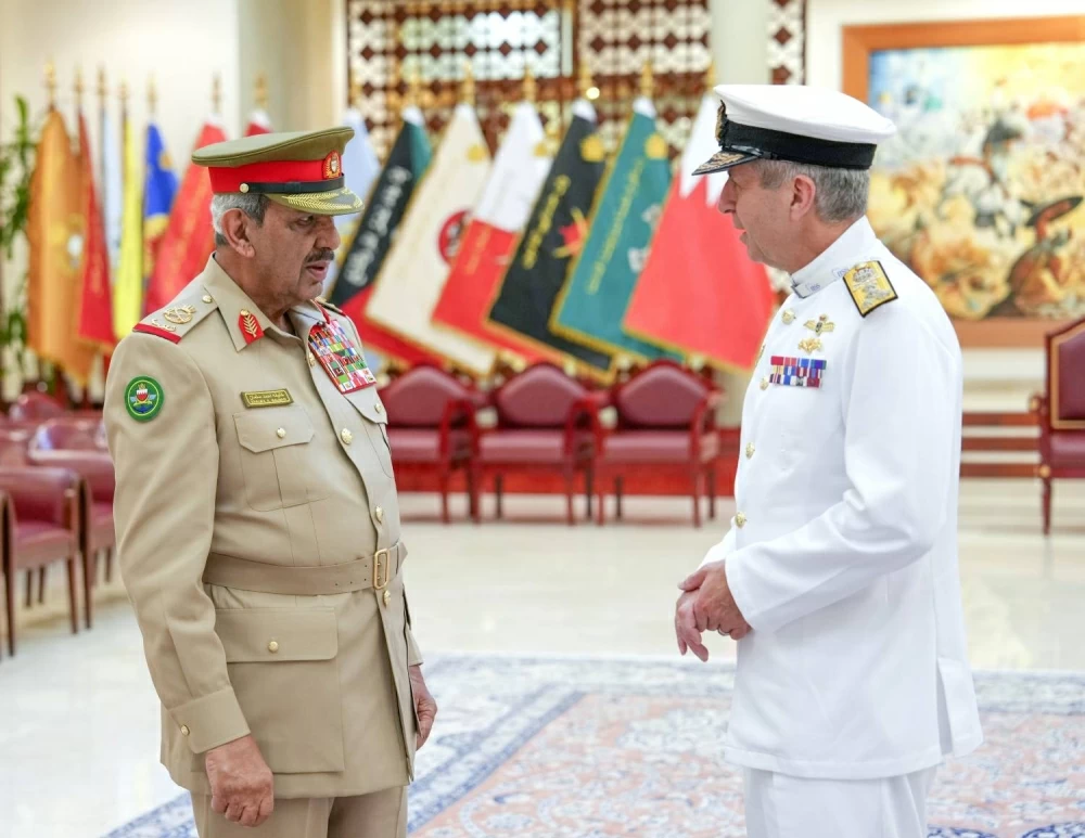 القائد العام يستقبل نائب القائد الأعلى لقوات التحالف في أوروبا