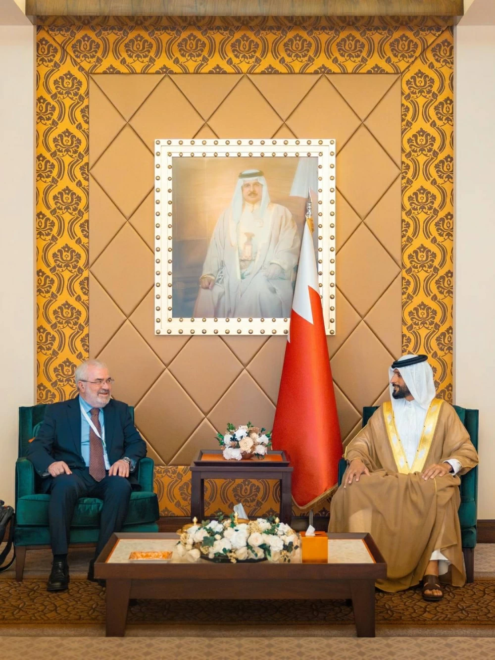 &nbsp;ناصر بن حمد يوقّع مذكرة تفاهم أمنية مع مجلس الأمن القومي القبرصي