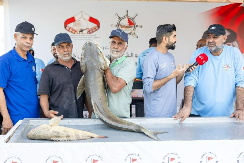صيد وفير في مسابقة &laquo;الحداق&raquo; ضمن موسم ناصر بن حمد لرياضات الموروث البحري