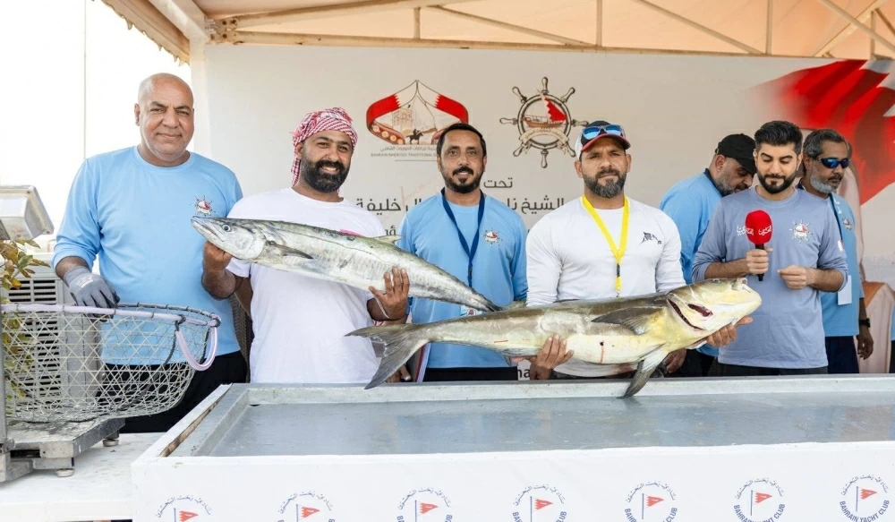صيد وفير في مسابقة &laquo;الحداق&raquo; ضمن موسم ناصر بن حمد لرياضات الموروث البحري