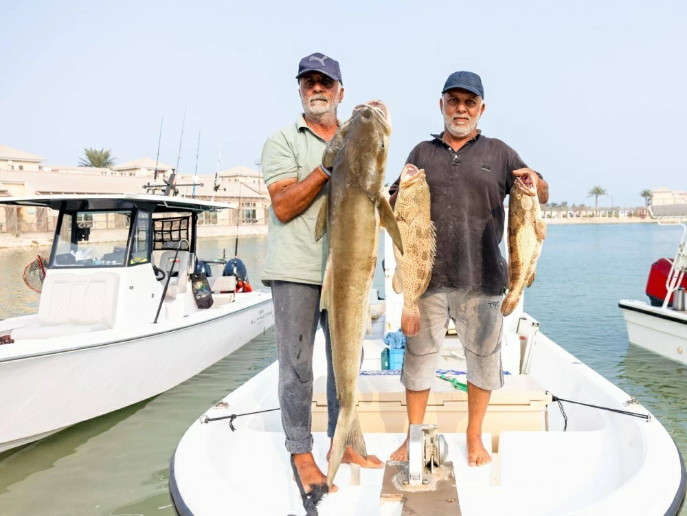 صيد وفير في مسابقة &laquo;الحداق&raquo; ضمن موسم ناصر بن حمد لرياضات الموروث البحري