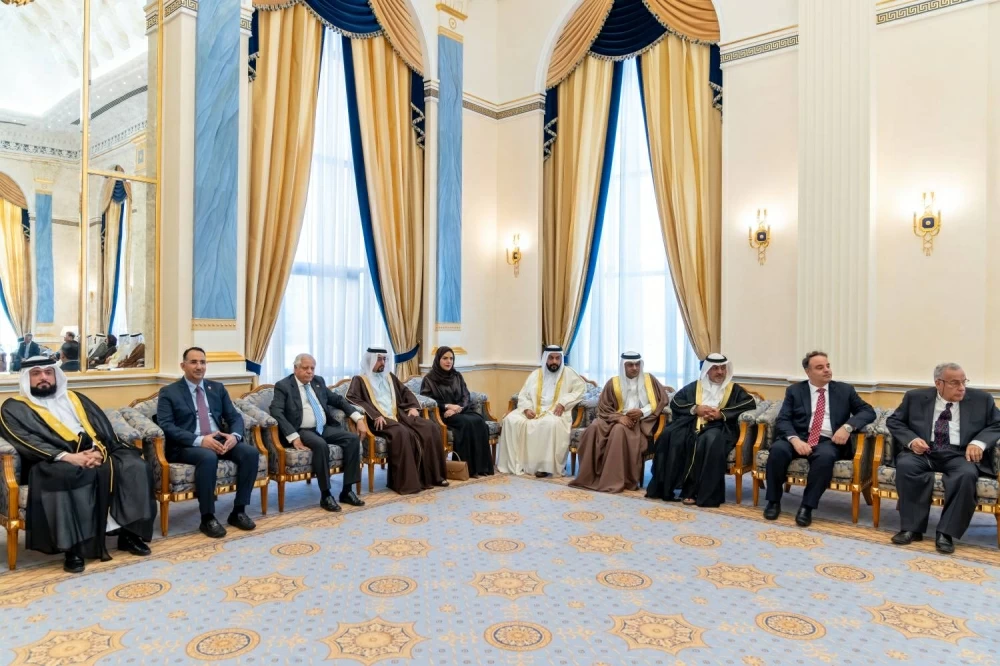 ولي العهد رئيس مجلس الوزراء يلتقي رئيسي مجلسي &laquo;النواب&raquo; و&laquo;الشورى&raquo; وعدداً من الأعضاء