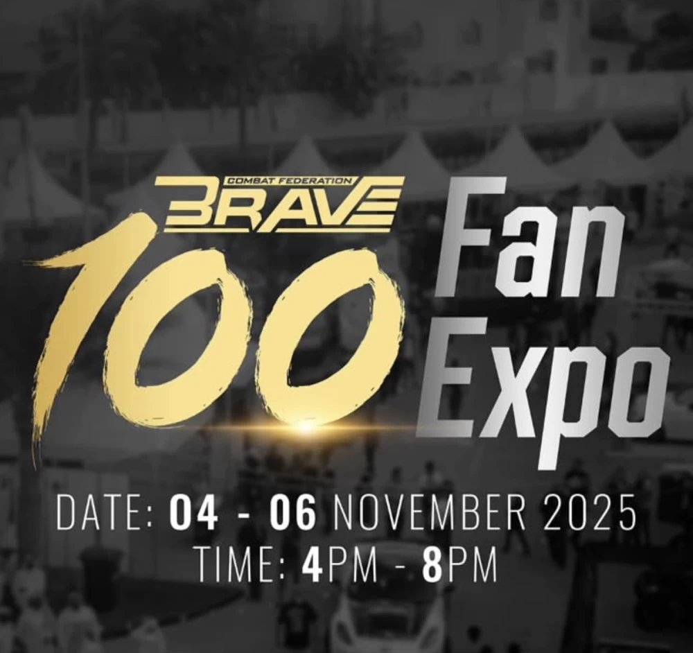 انطلاق أولى فعاليات النسخة المئوية لـ BRAVE CF بافتتاح معرض الجماهير FAN EXPO