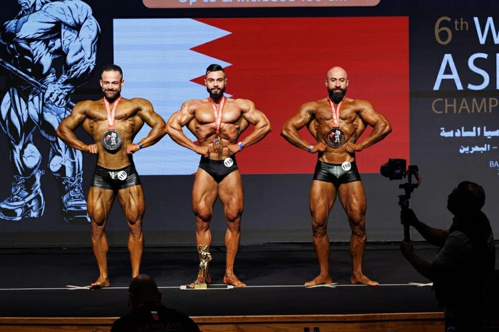 البحرين ثالث غرب آسيا لبناء الأجسام في الترتيب العام