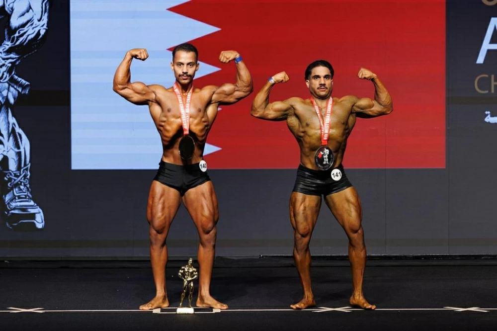 البحرين ثالث غرب آسيا لبناء الأجسام في الترتيب العام