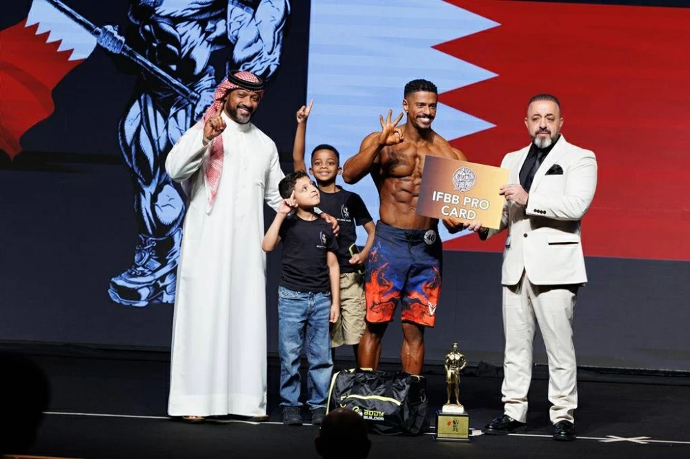 البحرين ثالث غرب آسيا لبناء الأجسام في الترتيب العام