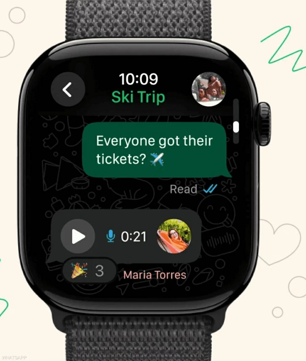 &laquo;واتساب&raquo; تطلق نسخة خاصة من تطبيقها لساعات &laquo;آبل&raquo;