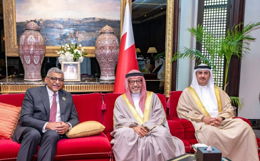 نائب رئيس المجلس الأعلى للقضاء ووزير العدل يستقبلان رؤساء الوفود المشاركة في منتدى الملك حمد للعدالة