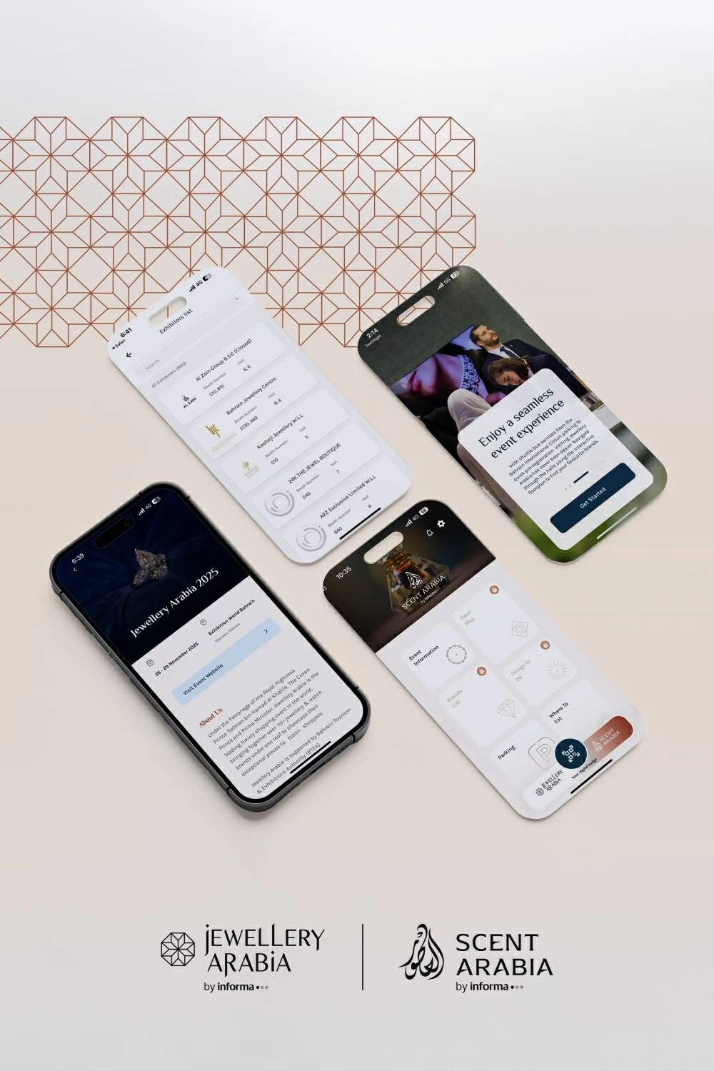 معرضا الجواهر والعطور العربية يطلقان تطبيقاً رقمياً محدثاً لتحسين تجربة الزوار