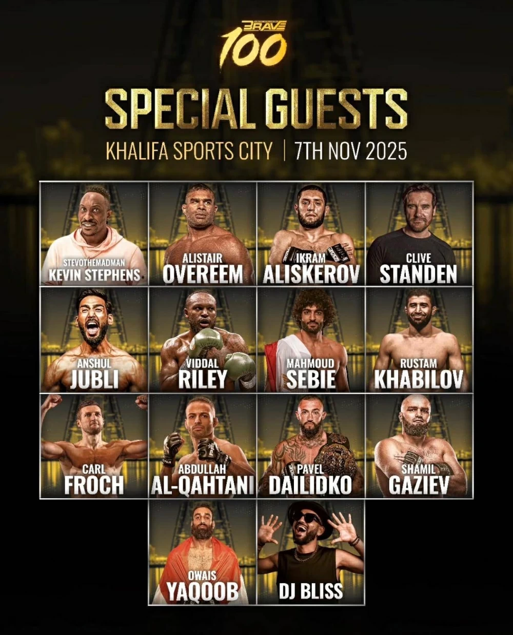 الجمعة.. أنظار العالم على البحرين مع انطلاق النسخة المئوية من &laquo;BRAVE 100&raquo;