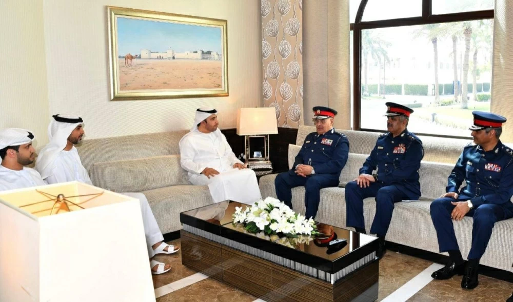 رئيس الأمن العام يستقبل المفتش العام بوزارة الداخلية الإماراتية رئيس "الإنتربول"