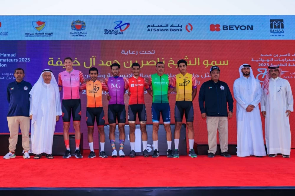 منافسة مثيرة في المرحلة الثانية من طواف ناصر بن حمد للدراجات الهوائية