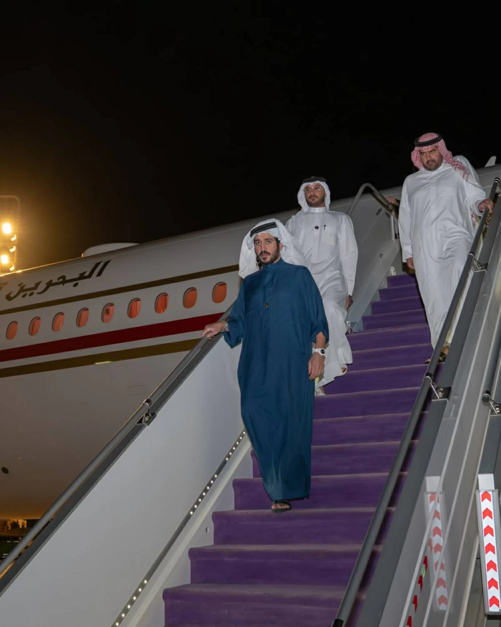 خالد بن حمد يصل إلى الرياض لحضور دورة ألعاب التضامن الإسلامي السادسة