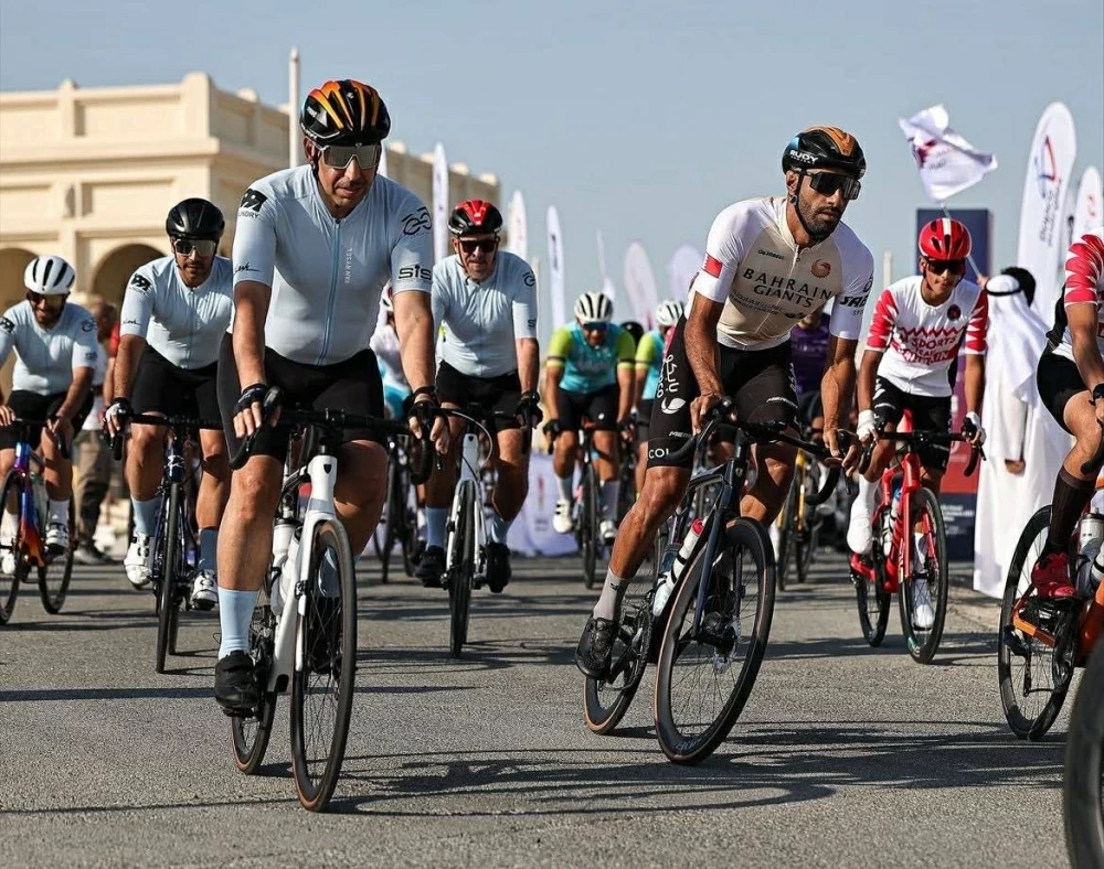 دراجي الـ "هابي تيم" يشارك في طواف ناصر بن حمد للهواة للدراجات الهوائية