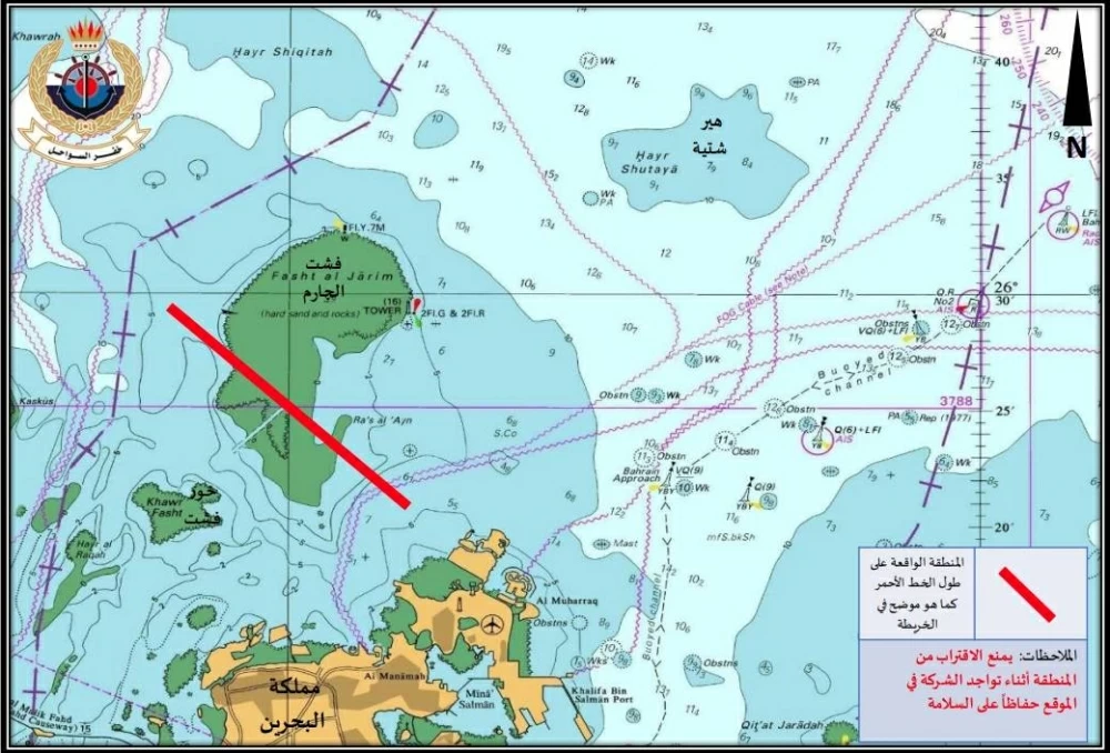 خفر السواحل تعلن عن بدء مسوحات ثلاثية الأبعاد في منطقة فشت الجارم