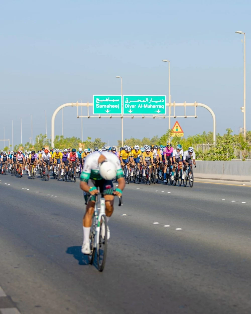 محمد حسن يتألق ويحصد ثلاثة قمصان في طواف ناصر بن حمد للهواة