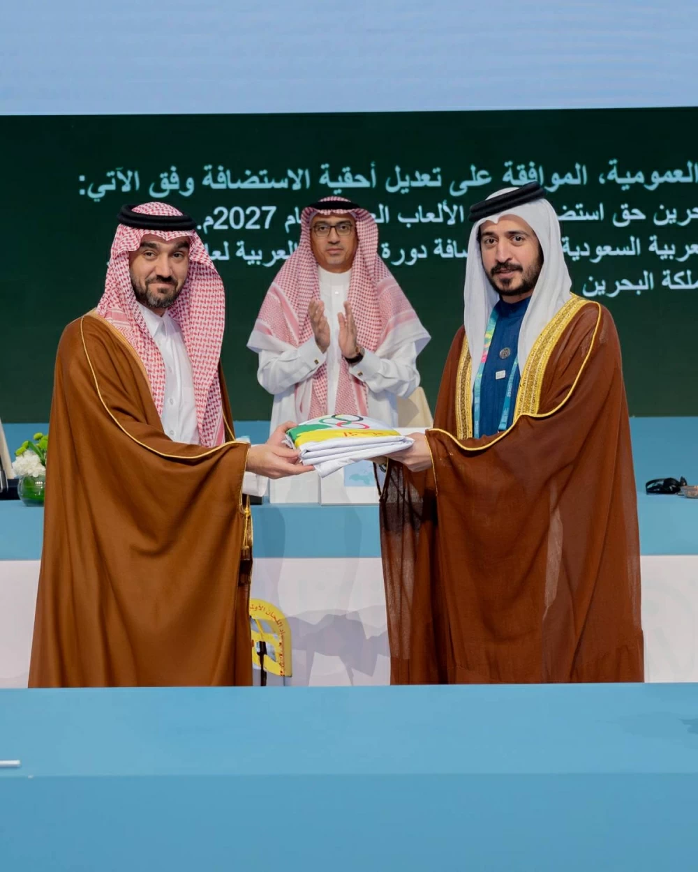 خالد بن حمد يهنئ الملك وولي العهد رئيس الوزراء بحصول البحرين على شرف استضافة دورة الألعاب العربية 2027