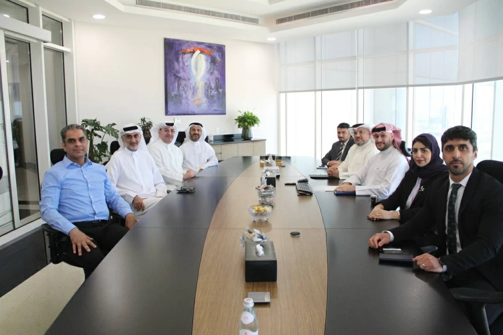 نبراس طالب يستقبل نائب الرئيس التنفيذي للخدمات المصرفية في بنك السلام