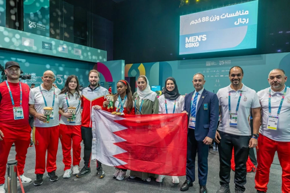 الرباعة غرويسو تهدي البحرين ذهبيتين وفضية في رفع الأثقال بدورة ألعاب التضامن الإسلامي