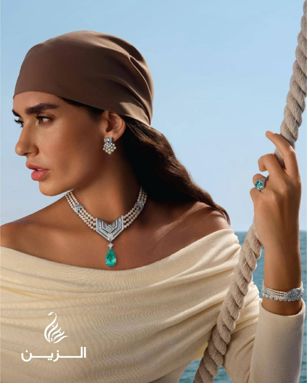 الزين.. تحفة من البحرين تجمع بين اللؤلؤ الطبيعي والبارايبا الأسطوري