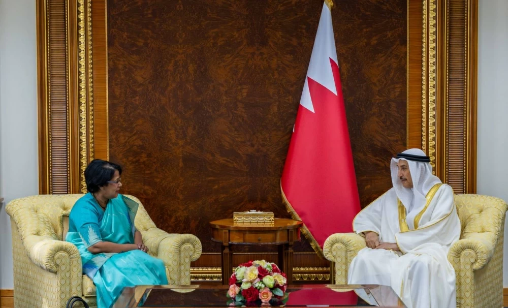 خالد بن عبد الله يلتقي السفيرة السريلانكية