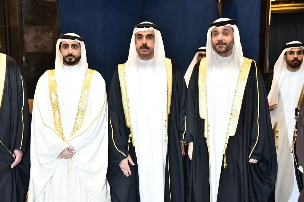 محمد بن دينه يحتفل بزفاف نجله راشد في أجواء بهيجة