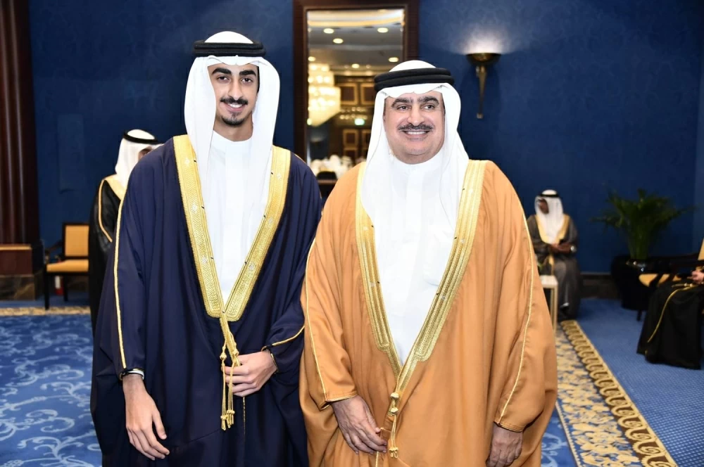 محمد بن دينه يحتفل بزفاف نجله راشد في أجواء بهيجة