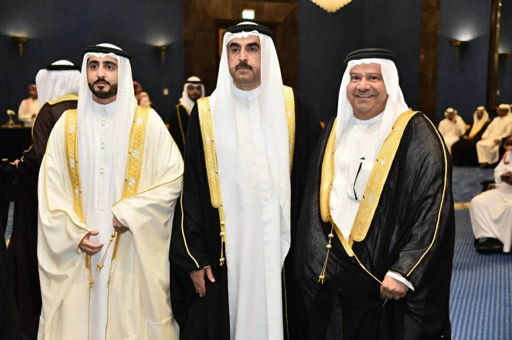 محمد بن دينه يحتفل بزفاف نجله راشد في أجواء بهيجة