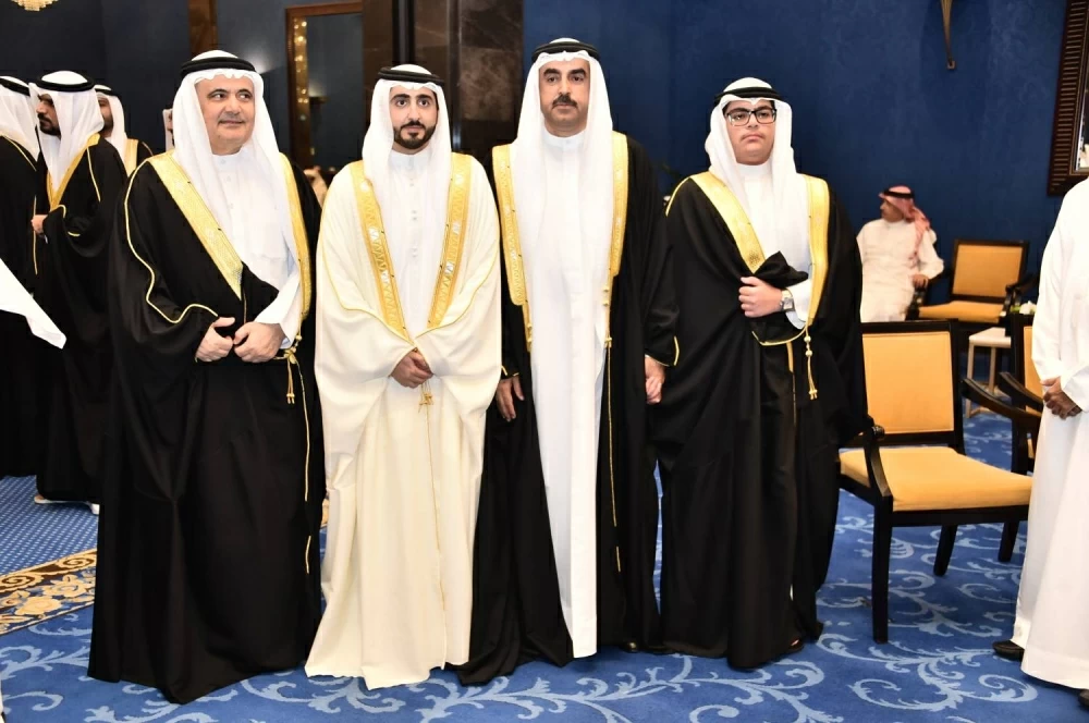 محمد بن دينه يحتفل بزفاف نجله راشد في أجواء بهيجة