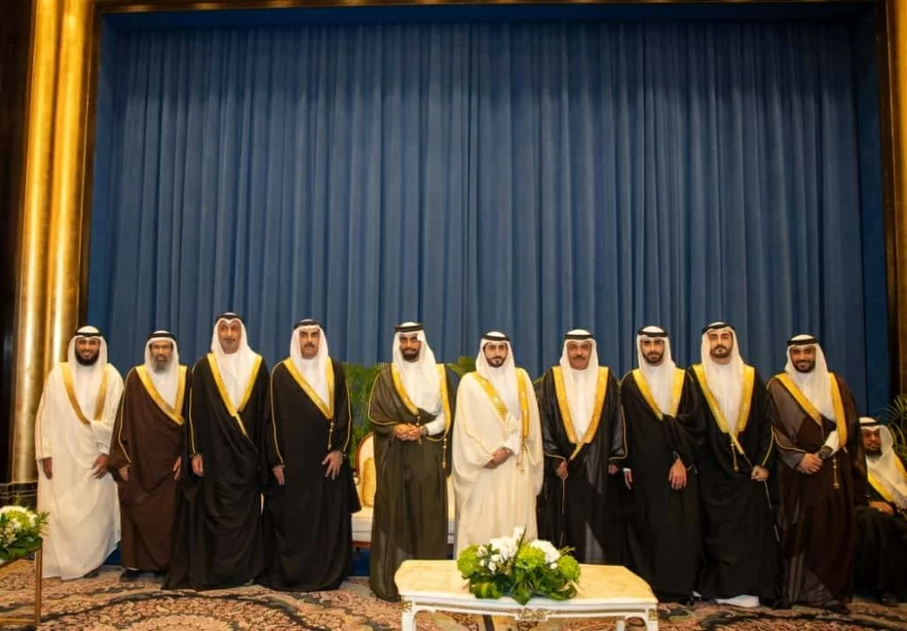 محمد بن دينه يحتفل بزفاف نجله راشد في أجواء بهيجة