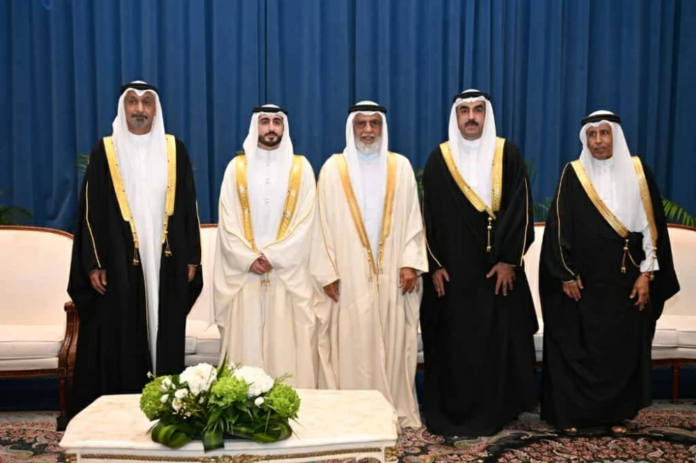 محمد بن دينه يحتفل بزفاف نجله راشد في أجواء بهيجة