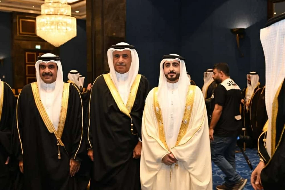 محمد بن دينه يحتفل بزفاف نجله راشد في أجواء بهيجة